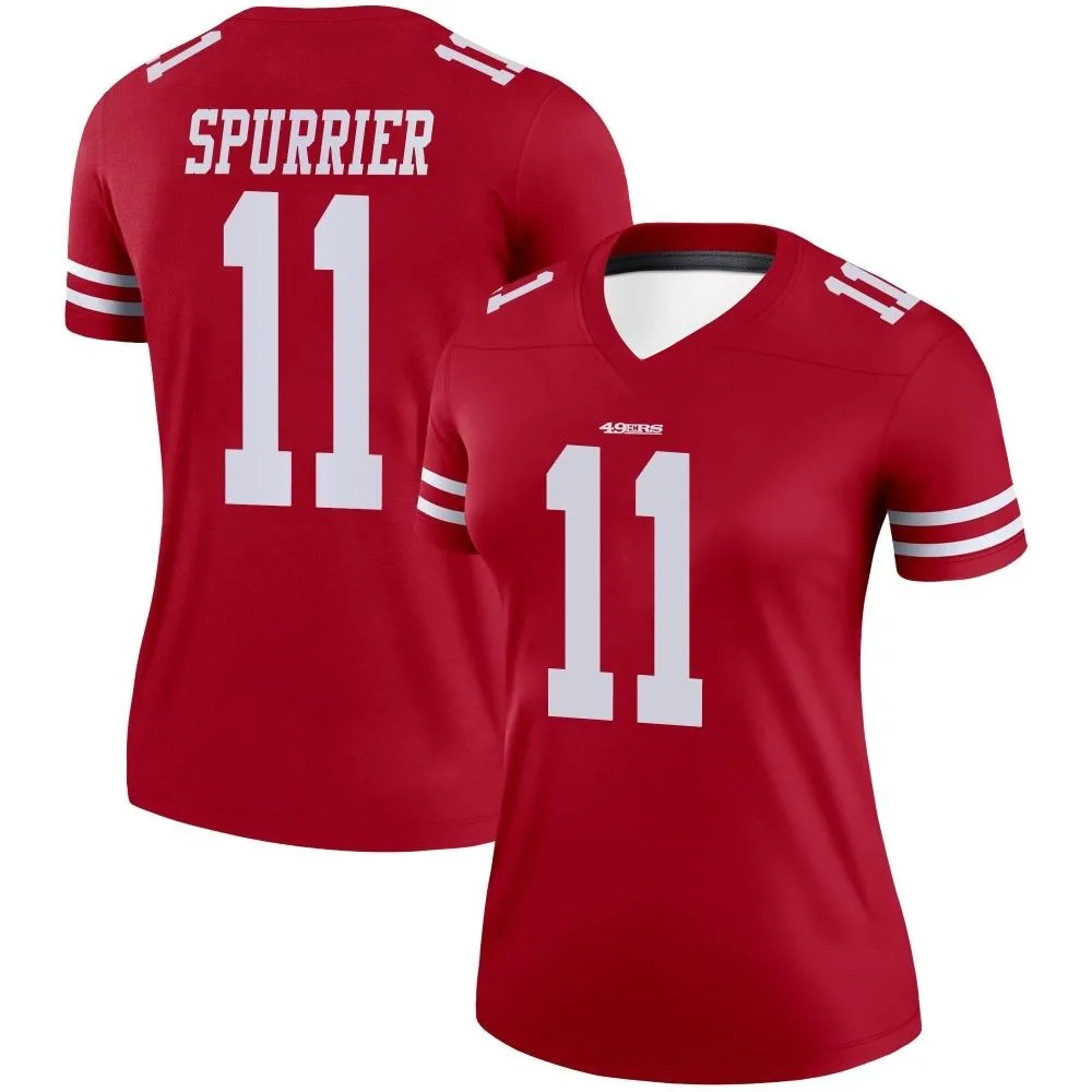 Women's San Francisco 49ers Steve Spurrier Nike Legend Scarlet Jersey Women's San Francisco 49ers Steve Spurrier Nike Legend Scarlet Jersey