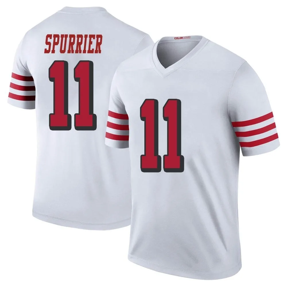 Youth San Francisco 49ers Steve Spurrier Nike Color Rush Legend White Jersey Youth San Francisco 49ers Steve Spurrier Nike Color Rush Legend White Jersey