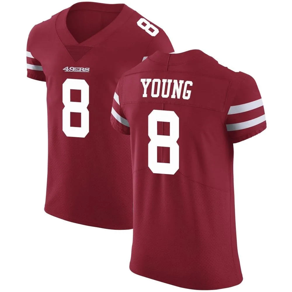 Men's San Francisco 49ers Steve Young Nike Team Color Vapor Untouchable Elite Red Jersey Men's San Francisco 49ers Steve Young Nike Team Color Vapor Untouchable Elite Red Jersey