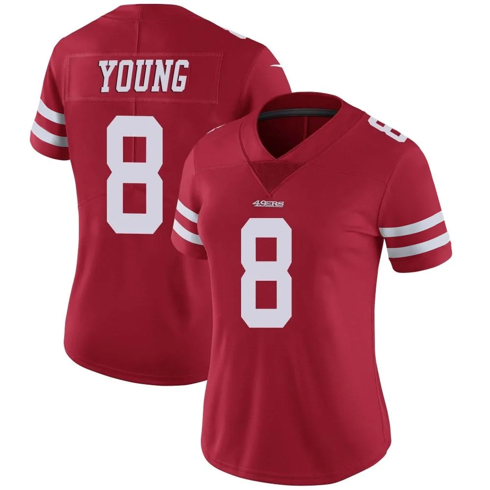 Women's San Francisco 49ers Steve Young Nike Team Color Vapor Untouchable Limited Red Jersey Women's San Francisco 49ers Steve Young Nike Team Color Vapor Untouchable Limited Red Jersey