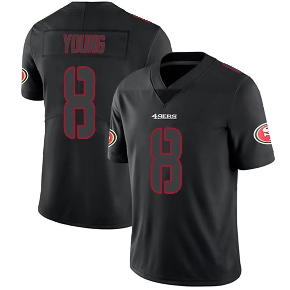 Youth San Francisco 49ers Steve Young Nike Limited Black Impact Jersey Youth San Francisco 49ers Steve Young Nike Limited Black Impact Jersey