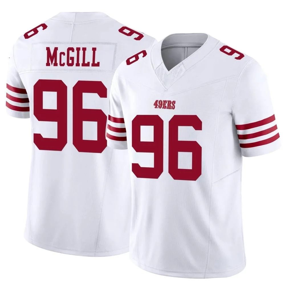 Men's San Francisco 49ers T.y. Mcgill Nike Vapor F.U.S.E. Limited White Jersey Men's San Francisco 49ers T.y. Mcgill Nike Vapor F.U.S.E. Limited White Jersey