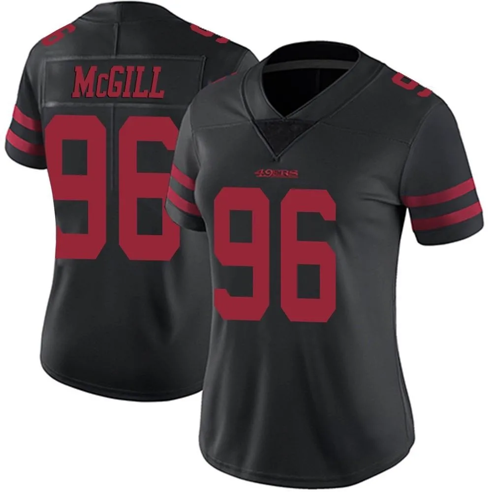Women's San Francisco 49ers T.y. Mcgill Nike Alternate Vapor Untouchable Limited Black Jersey Women's San Francisco 49ers T.y. Mcgill Nike Alternate Vapor Untouchable Limited Black Jersey