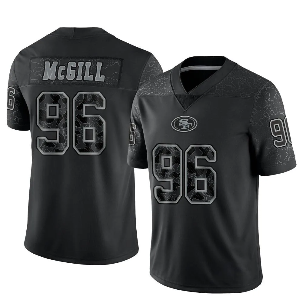 Youth San Francisco 49ers T.y. Mcgill Nike Reflective Limited Black Jersey Youth San Francisco 49ers T.y. Mcgill Nike Reflective Limited Black Jersey