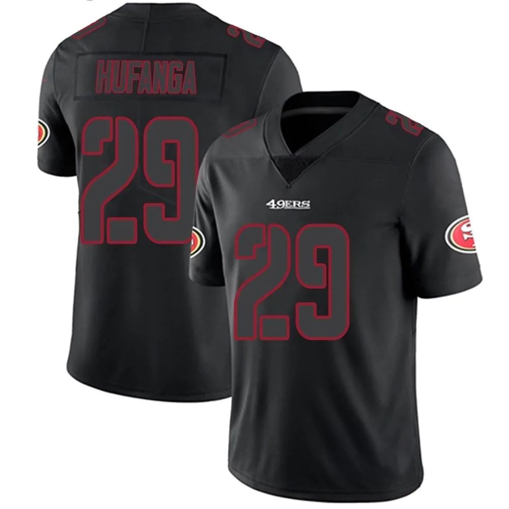 Men's San Francisco 49ers Talanoa Hufanga Nike Limited Black Impact Jersey Men's San Francisco 49ers Talanoa Hufanga Nike Limited Black Impact Jersey