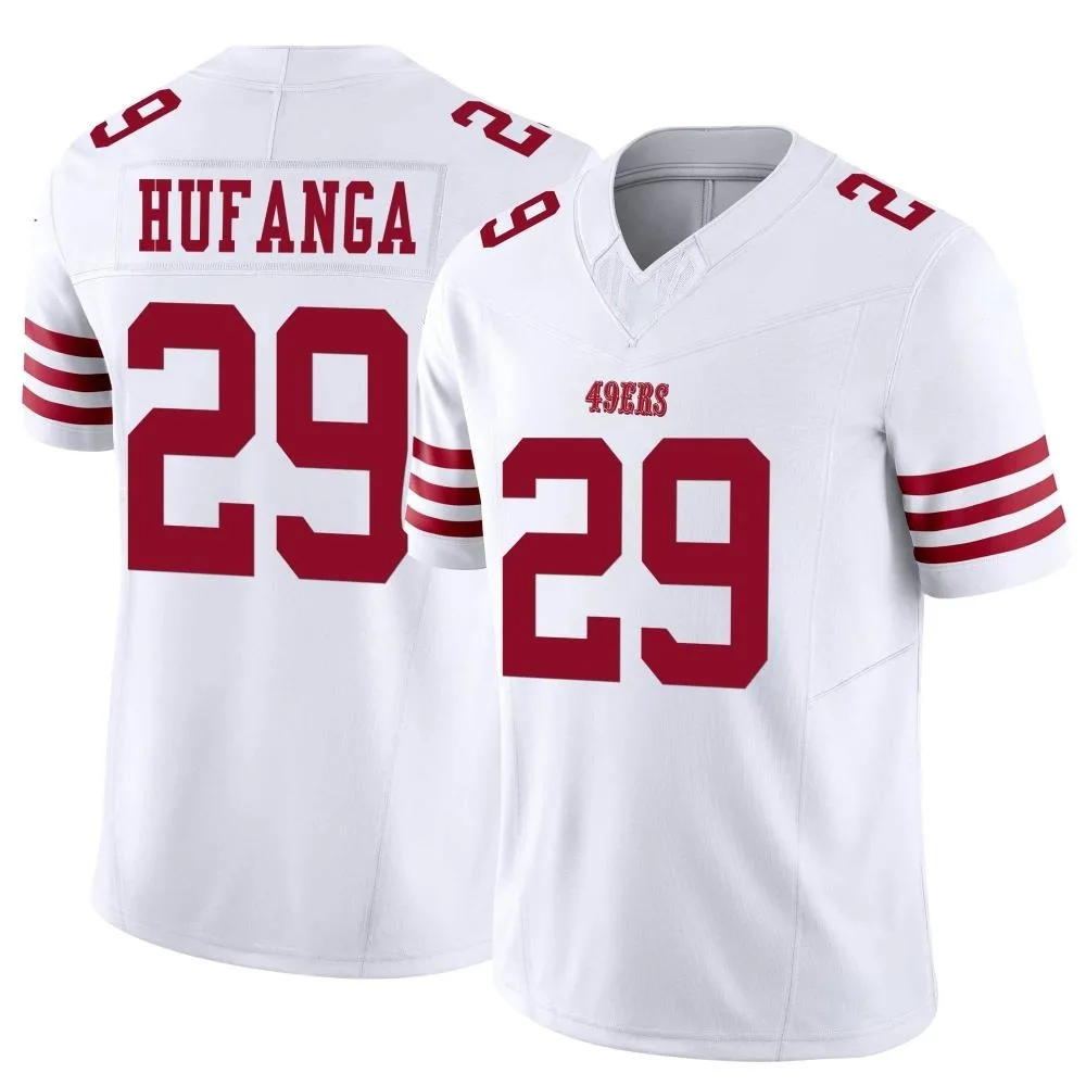 Youth San Francisco 49ers Talanoa Hufanga Nike Vapor F.U.S.E. Limited White Jersey Youth San Francisco 49ers Talanoa Hufanga Nike Vapor F.U.S.E. Limited White Jersey