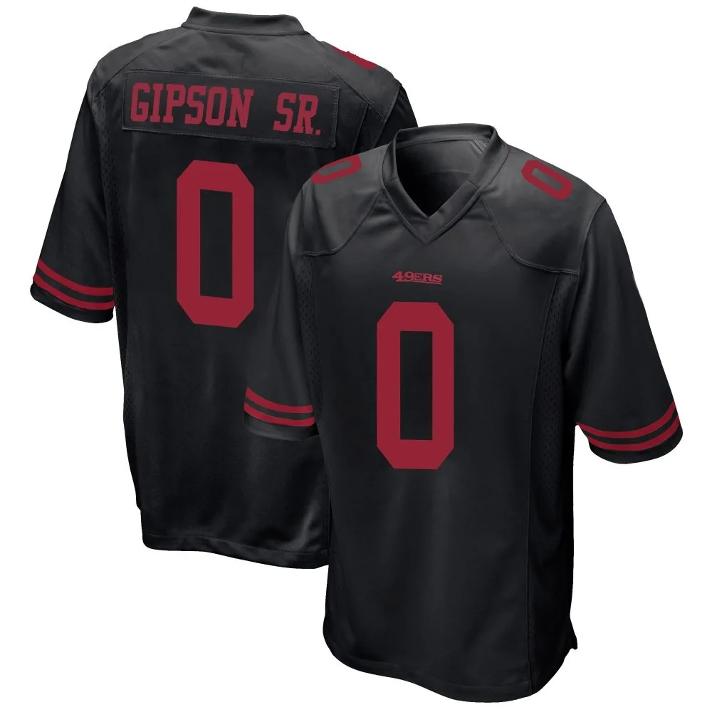 Men's San Francisco 49ers Tashaun Gipson Sr. Nike Alternate Game Black Jersey Men's San Francisco 49ers Tashaun Gipson Sr. Nike Alternate Game Black Jersey