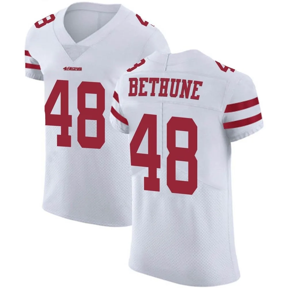 Men's San Francisco 49ers Tatum Bethune Nike Vapor Untouchable Elite White Jersey Men's San Francisco 49ers Tatum Bethune Nike Vapor Untouchable Elite White Jersey