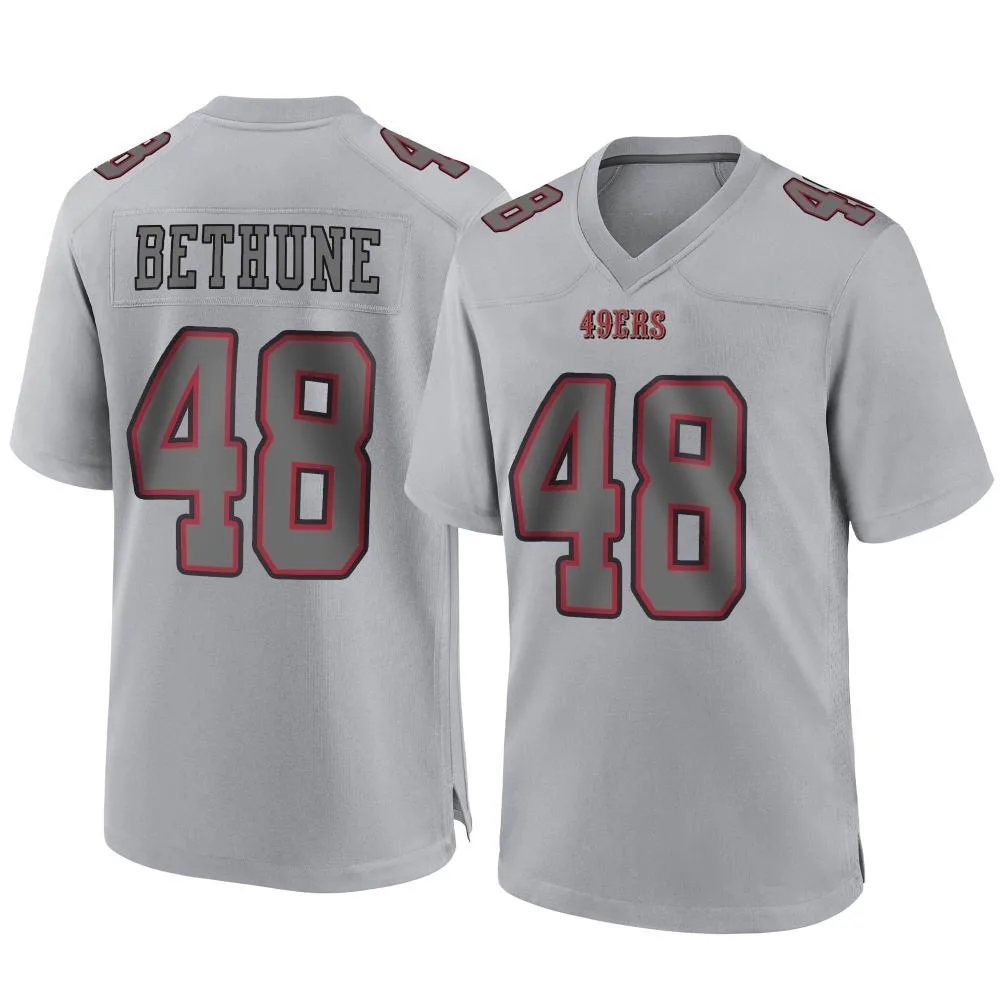 Youth San Francisco 49ers Tatum Bethune Nike Atmosphere Fashion Game Gray Jersey Youth San Francisco 49ers Tatum Bethune Nike Atmosphere Fashion Game Gray Jersey