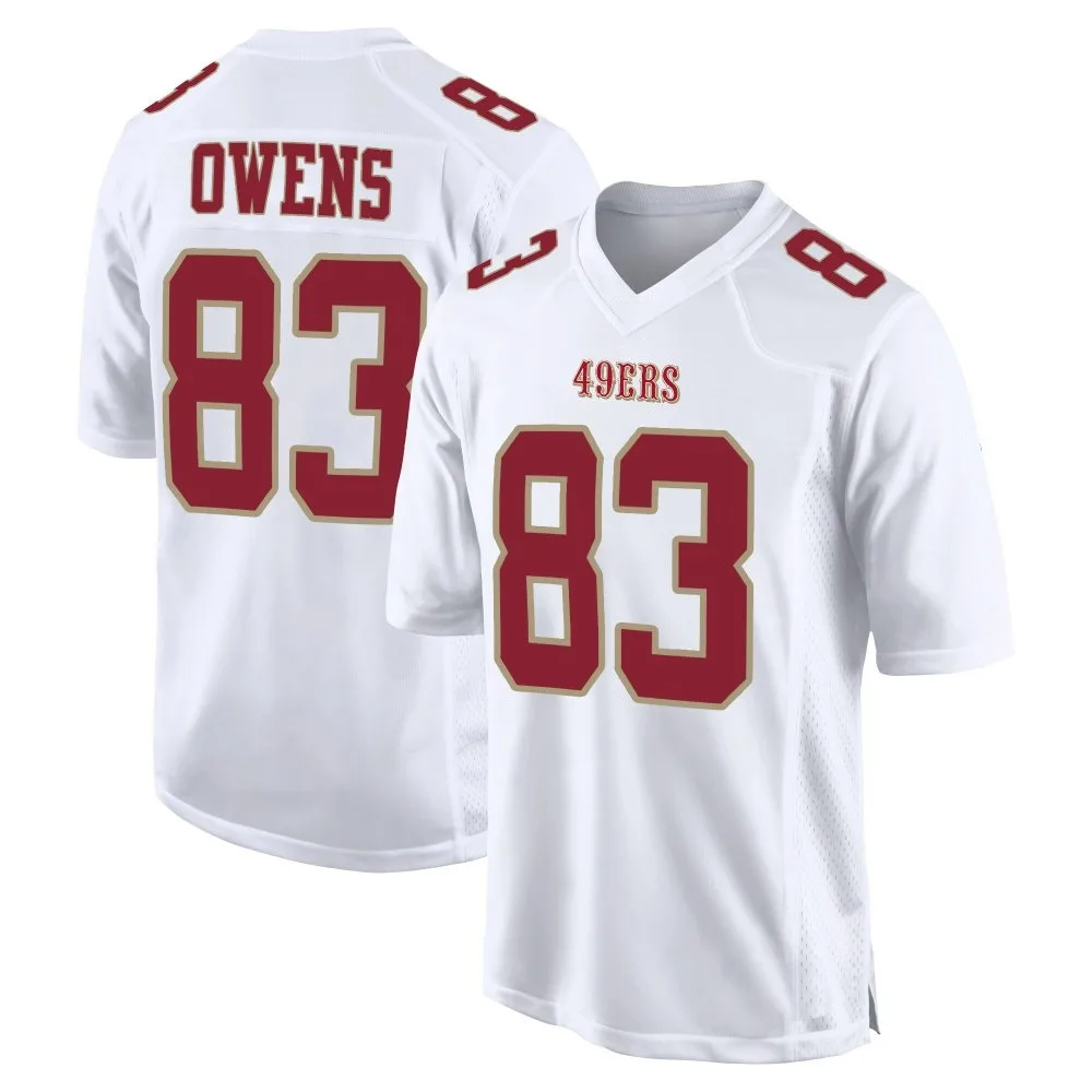 Men's San Francisco 49ers Terique Owens Nike Fashion Game White Jersey Men's San Francisco 49ers Terique Owens Nike Fashion Game White Jersey