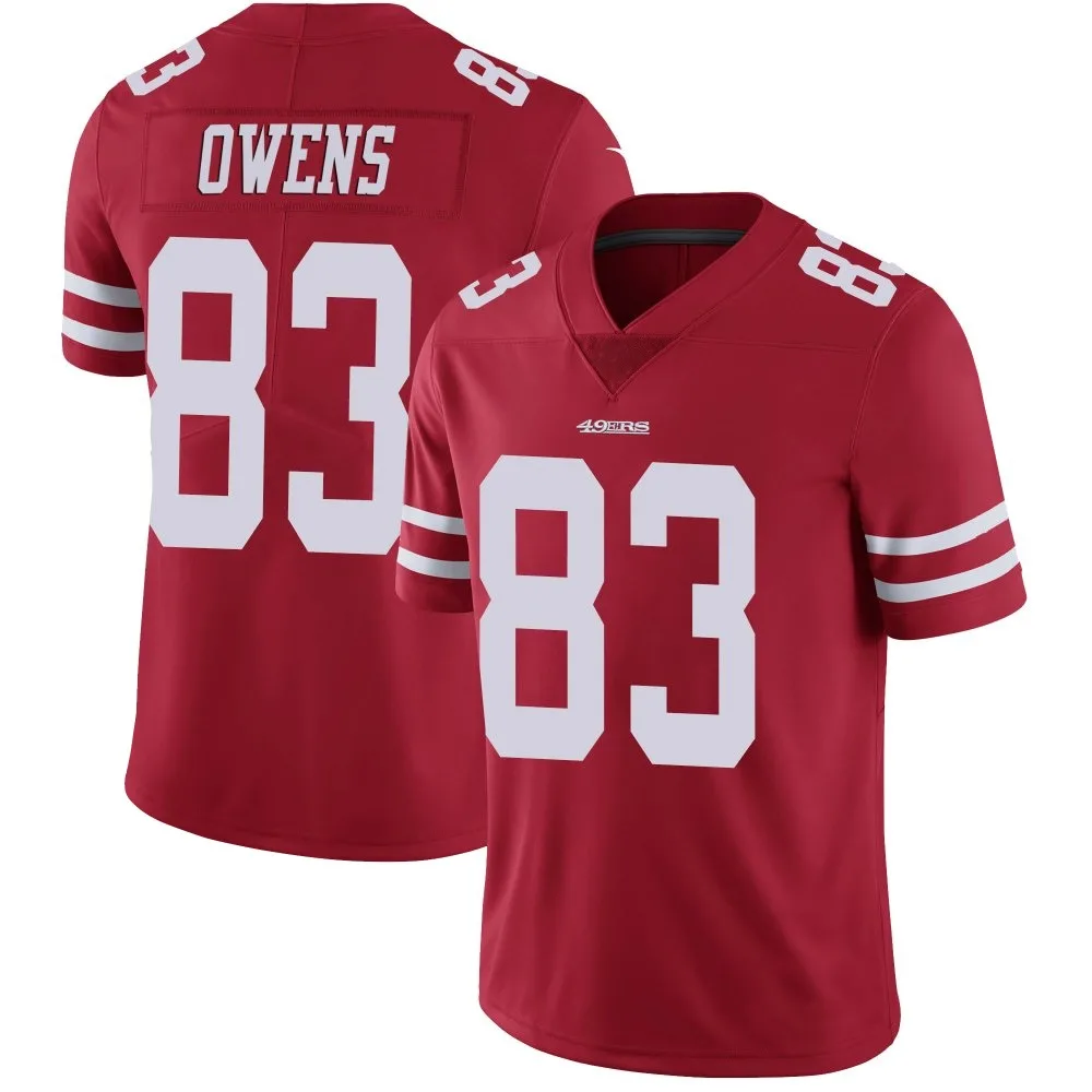 Men's San Francisco 49ers Terique Owens Nike Team Color Vapor Untouchable Limited Red Jersey Men's San Francisco 49ers Terique Owens Nike Team Color Vapor Untouchable Limited Red Jersey