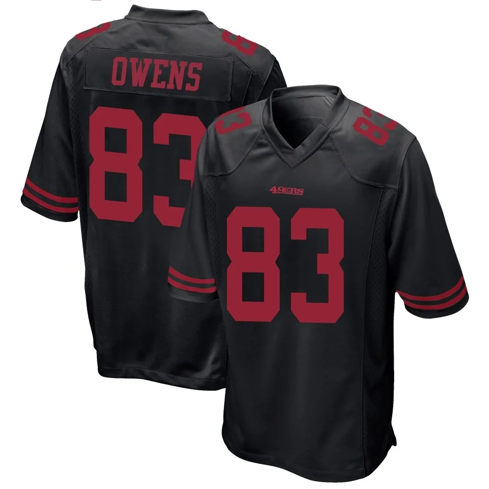 Youth San Francisco 49ers Terique Owens Nike Alternate Game Black Jersey Youth San Francisco 49ers Terique Owens Nike Alternate Game Black Jersey
