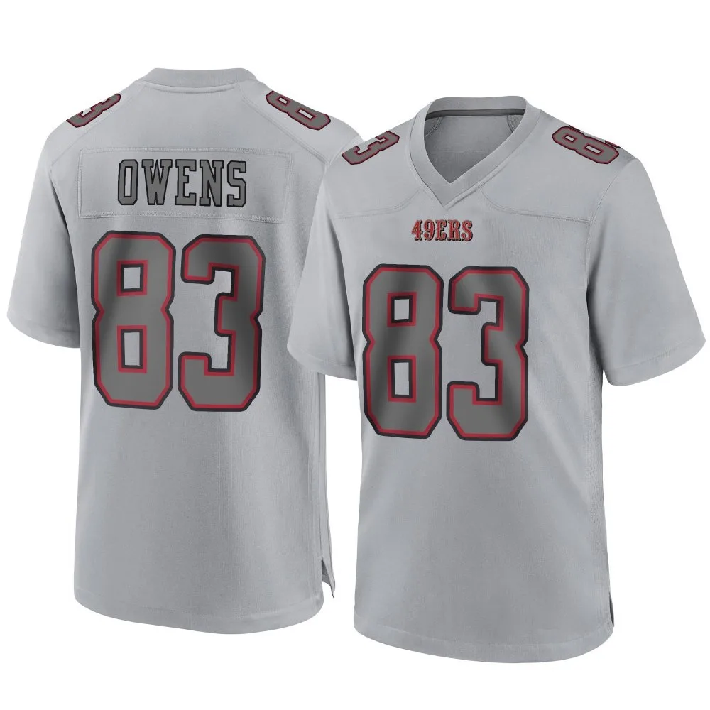 Youth San Francisco 49ers Terique Owens Nike Atmosphere Fashion Game Gray Jersey Youth San Francisco 49ers Terique Owens Nike Atmosphere Fashion Game Gray Jersey