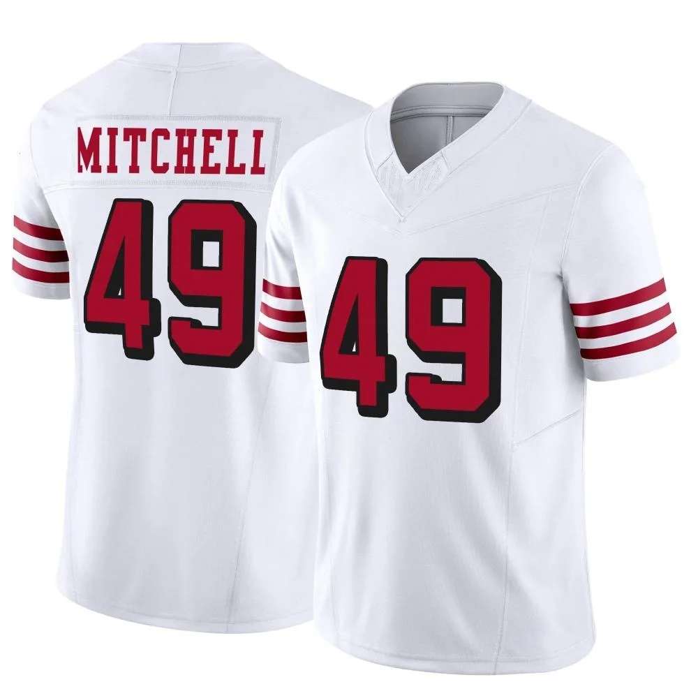 Men's San Francisco 49ers Terrance Mitchell Nike Alternate Vapor F.U.S.E. Limited White Jersey Men's San Francisco 49ers Terrance Mitchell Nike Alternate Vapor F.U.S.E. Limited White Jersey