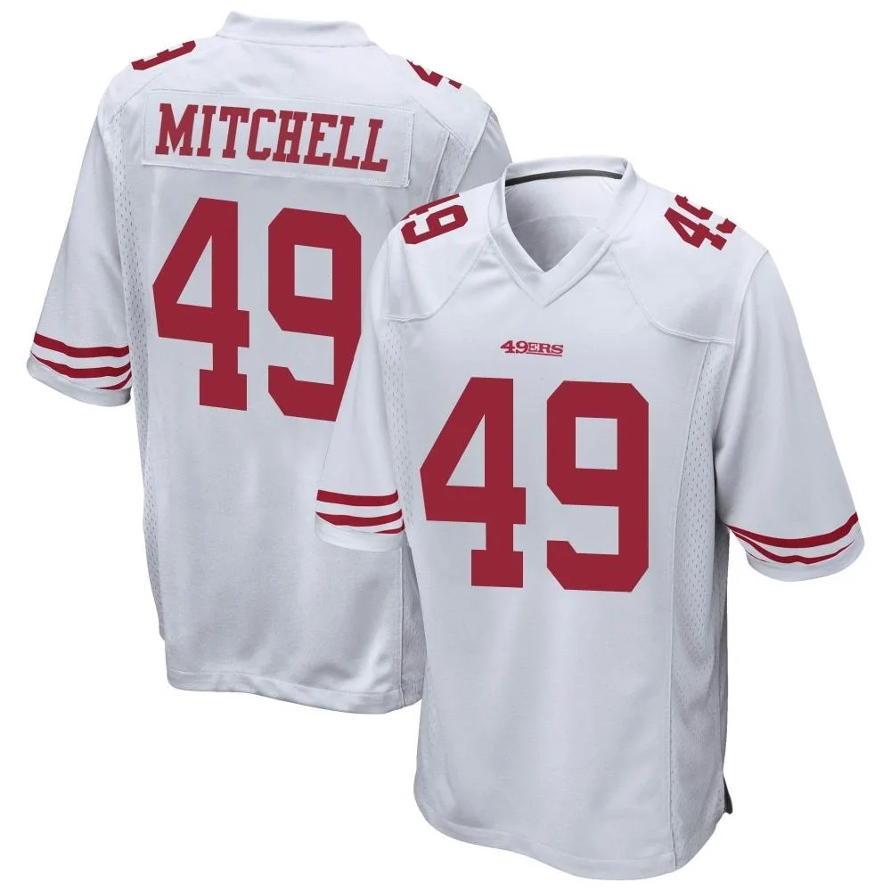 Men's San Francisco 49ers Terrance Mitchell Nike Game White Jersey Men's San Francisco 49ers Terrance Mitchell Nike Game White Jersey
