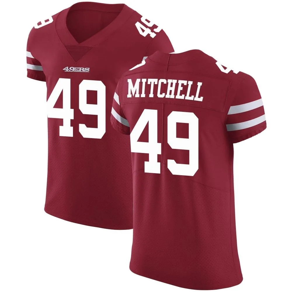Men's San Francisco 49ers Terrance Mitchell Nike Team Color Vapor Untouchable Elite Red Jersey Men's San Francisco 49ers Terrance Mitchell Nike Team Color Vapor Untouchable Elite Red Jersey