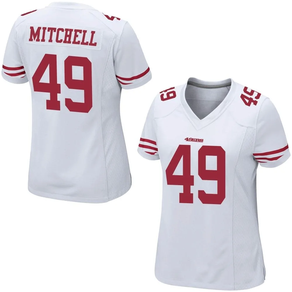 Women's San Francisco 49ers Terrance Mitchell Nike Game White Jersey Women's San Francisco 49ers Terrance Mitchell Nike Game White Jersey