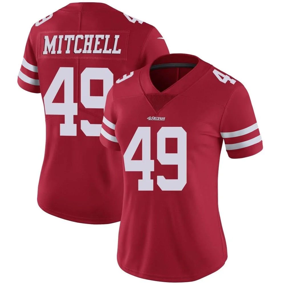 Women's San Francisco 49ers Terrance Mitchell Nike Team Color Vapor Untouchable Limited Red Jersey Women's San Francisco 49ers Terrance Mitchell Nike Team Color Vapor Untouchable Limited Red Jersey
