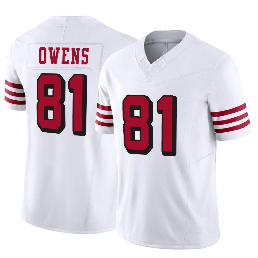 Men's San Francisco 49ers Terrell Owens Nike Alternate Vapor F.U.S.E. Limited White Jersey Men's San Francisco 49ers Terrell Owens Nike Alternate Vapor F.U.S.E. Limited White Jersey