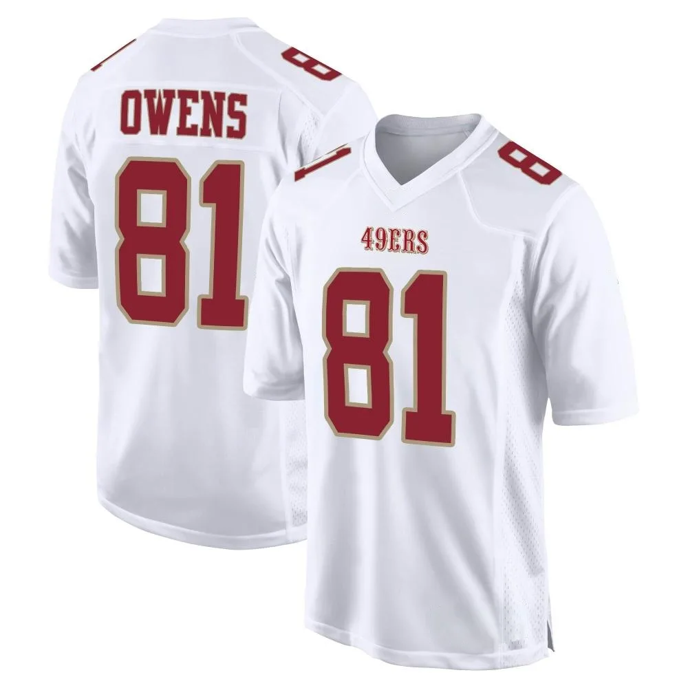 Men's San Francisco 49ers Terrell Owens Nike Fashion Game White Jersey Men's San Francisco 49ers Terrell Owens Nike Fashion Game White Jersey