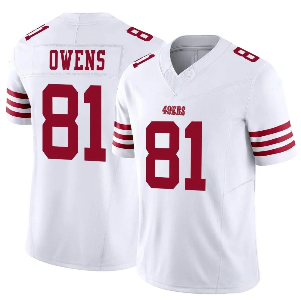Men's San Francisco 49ers Terrell Owens Nike Vapor F.U.S.E. Limited White Jersey Men's San Francisco 49ers Terrell Owens Nike Vapor F.U.S.E. Limited White Jersey