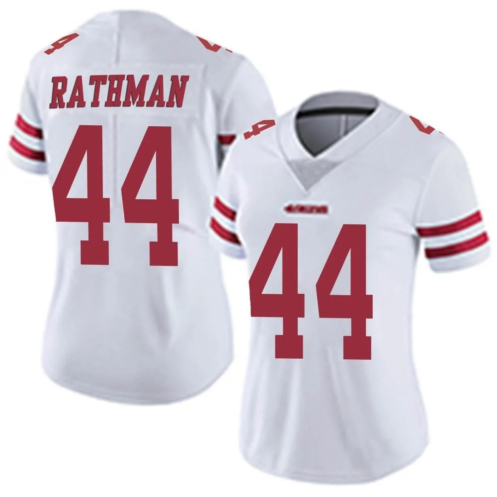 Women's San Francisco 49ers Tom Rathman Nike Vapor Untouchable Limited White Jersey Women's San Francisco 49ers Tom Rathman Nike Vapor Untouchable Limited White Jersey