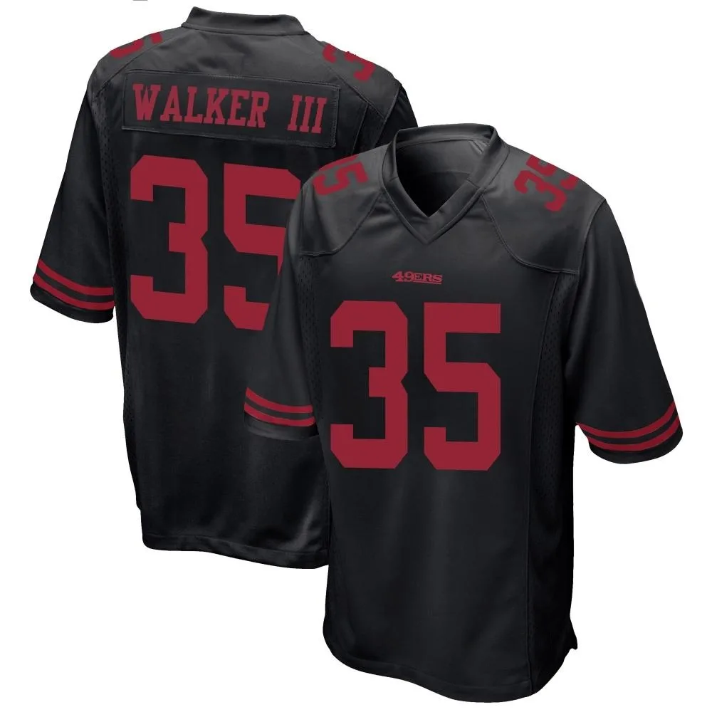 Men's San Francisco 49ers Tracy Walker Iii Nike Alternate Game Black Jersey Men's San Francisco 49ers Tracy Walker Iii Nike Alternate Game Black Jersey