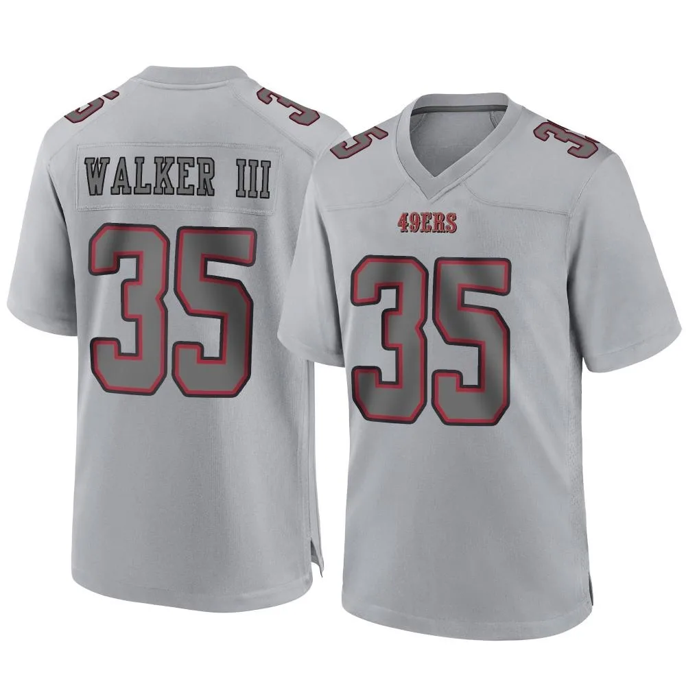 Men's San Francisco 49ers Tracy Walker Iii Nike Atmosphere Fashion Game Gray Jersey Men's San Francisco 49ers Tracy Walker Iii Nike Atmosphere Fashion Game Gray Jersey