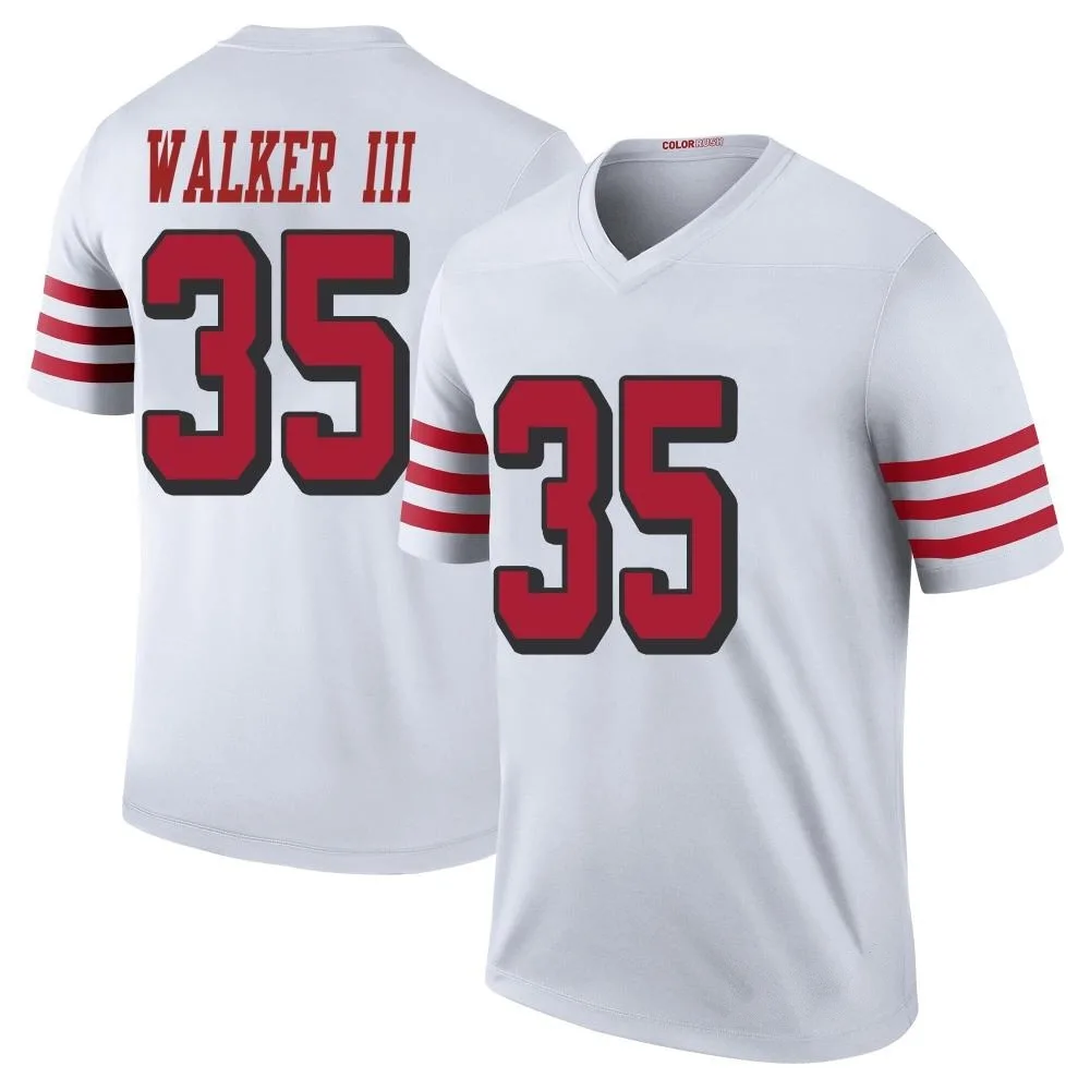 Men's San Francisco 49ers Tracy Walker Iii Nike Color Rush Legend White Jersey Men's San Francisco 49ers Tracy Walker Iii Nike Color Rush Legend White Jersey