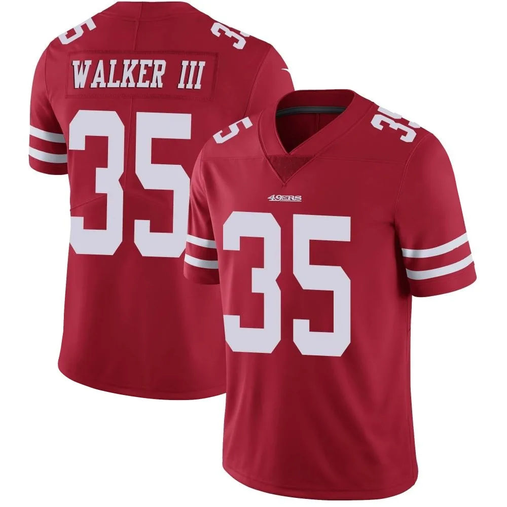 Men's San Francisco 49ers Tracy Walker Iii Nike Team Color Vapor Untouchable Limited Red Jersey Men's San Francisco 49ers Tracy Walker Iii Nike Team Color Vapor Untouchable Limited Red Jersey