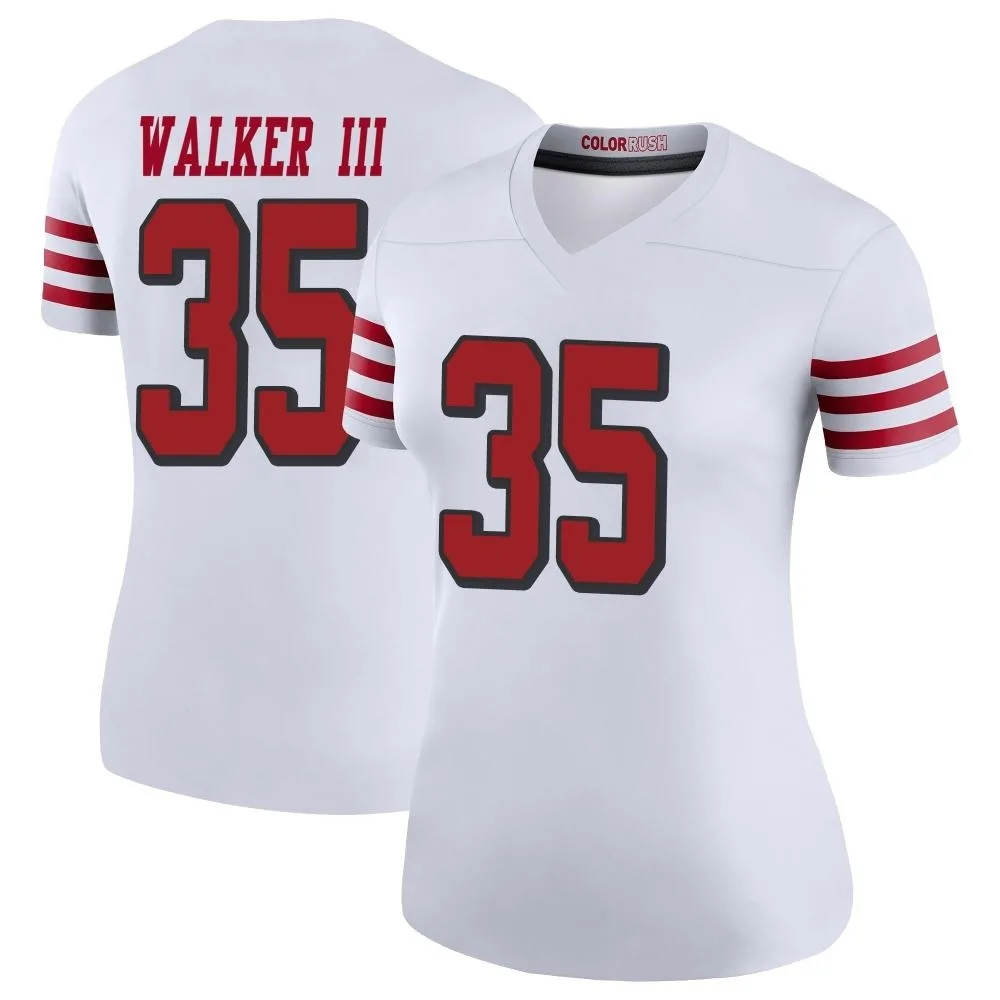 Women's San Francisco 49ers Tracy Walker Iii Nike Color Rush Legend White Jersey Women's San Francisco 49ers Tracy Walker Iii Nike Color Rush Legend White Jersey