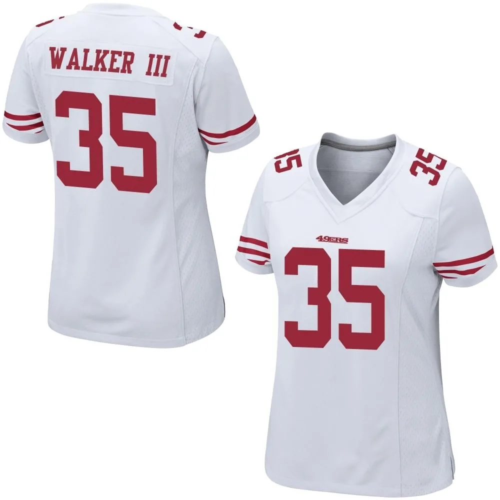 Women's San Francisco 49ers Tracy Walker Iii Nike Game White Jersey Women's San Francisco 49ers Tracy Walker Iii Nike Game White Jersey