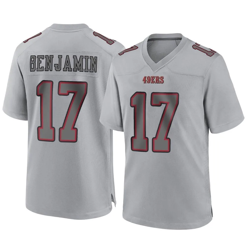 Men's San Francisco 49ers Travis Benjamin Nike Atmosphere Fashion Game Gray Jersey Men's San Francisco 49ers Travis Benjamin Nike Atmosphere Fashion Game Gray Jersey