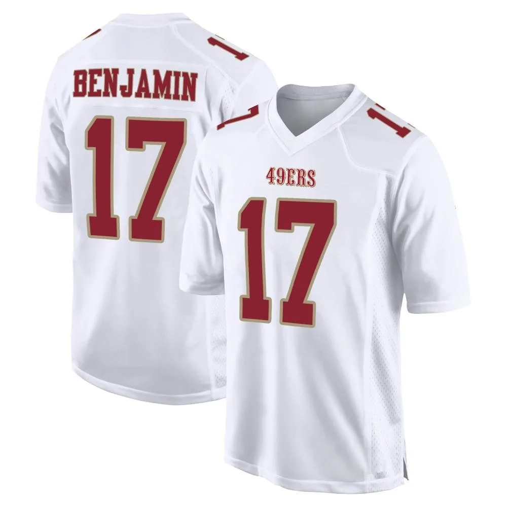 Men's San Francisco 49ers Travis Benjamin Nike Fashion Game White Jersey Men's San Francisco 49ers Travis Benjamin Nike Fashion Game White Jersey