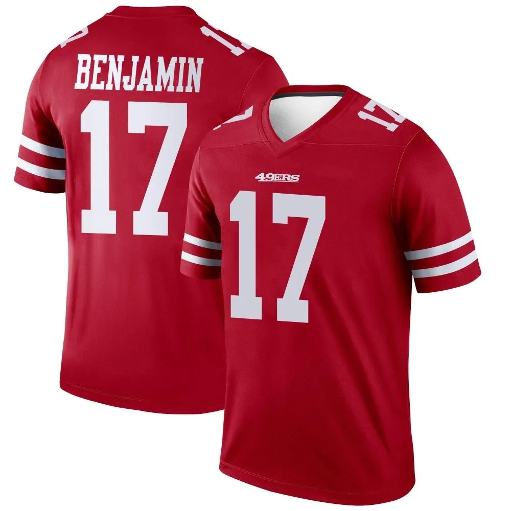 Men's San Francisco 49ers Travis Benjamin Nike Legend Scarlet Jersey Men's San Francisco 49ers Travis Benjamin Nike Legend Scarlet Jersey
