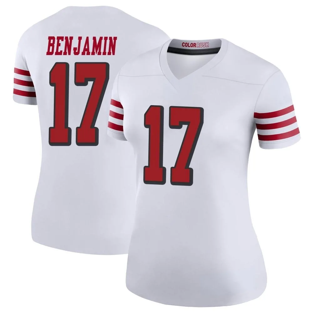 Women's San Francisco 49ers Travis Benjamin Nike Color Rush Legend White Jersey Women's San Francisco 49ers Travis Benjamin Nike Color Rush Legend White Jersey
