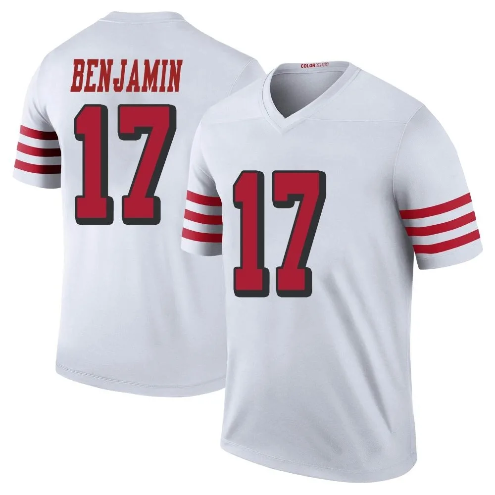 Youth San Francisco 49ers Travis Benjamin Nike Color Rush Legend White Jersey Youth San Francisco 49ers Travis Benjamin Nike Color Rush Legend White Jersey