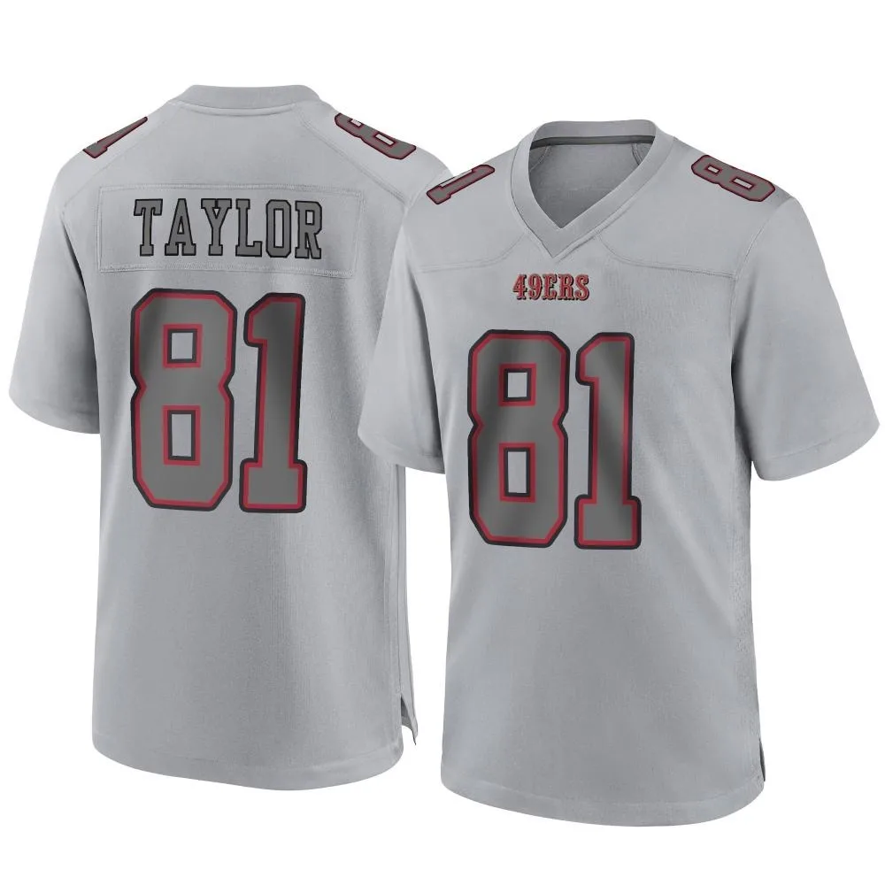 Men's San Francisco 49ers Trent Taylor Nike Atmosphere Fashion Game Gray Jersey Men's San Francisco 49ers Trent Taylor Nike Atmosphere Fashion Game Gray Jersey