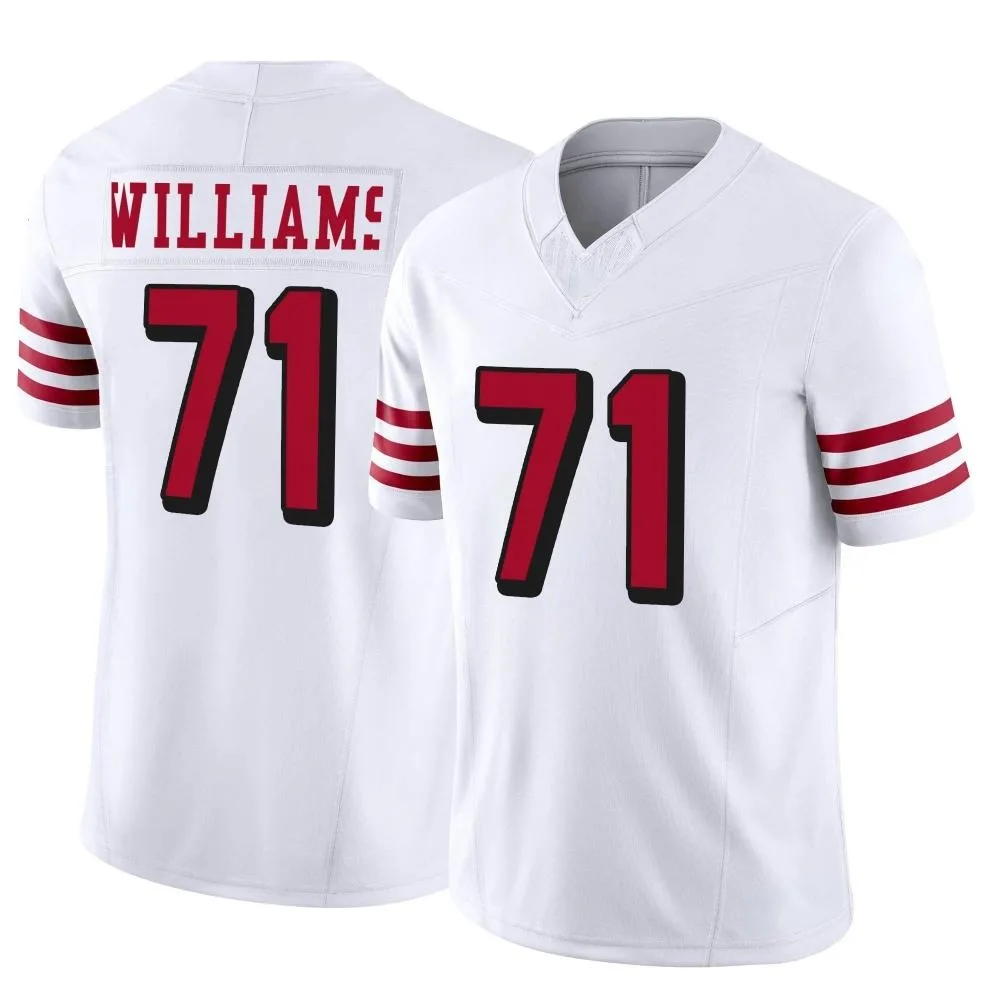 Men's San Francisco 49ers Trent Williams Nike Alternate Vapor F.U.S.E. Limited White Jersey Men's San Francisco 49ers Trent Williams Nike Alternate Vapor F.U.S.E. Limited White Jersey