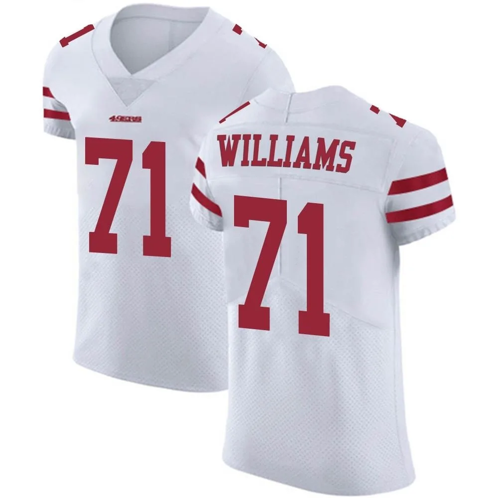 Men's San Francisco 49ers Trent Williams Nike Vapor Untouchable Elite White Jersey Men's San Francisco 49ers Trent Williams Nike Vapor Untouchable Elite White Jersey