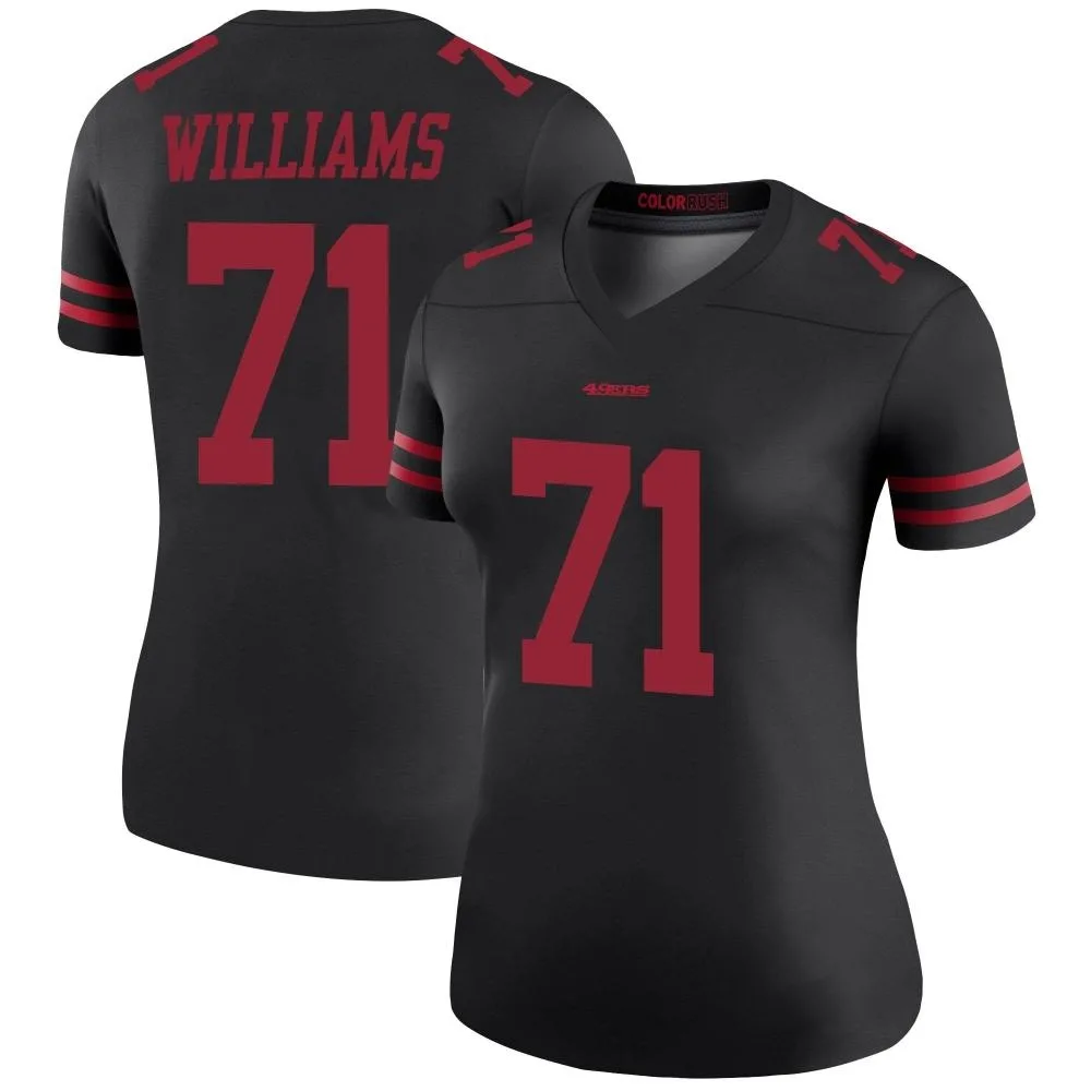 Women's San Francisco 49ers Trent Williams Nike Color Rush Legend Black Jersey Women's San Francisco 49ers Trent Williams Nike Color Rush Legend Black Jersey