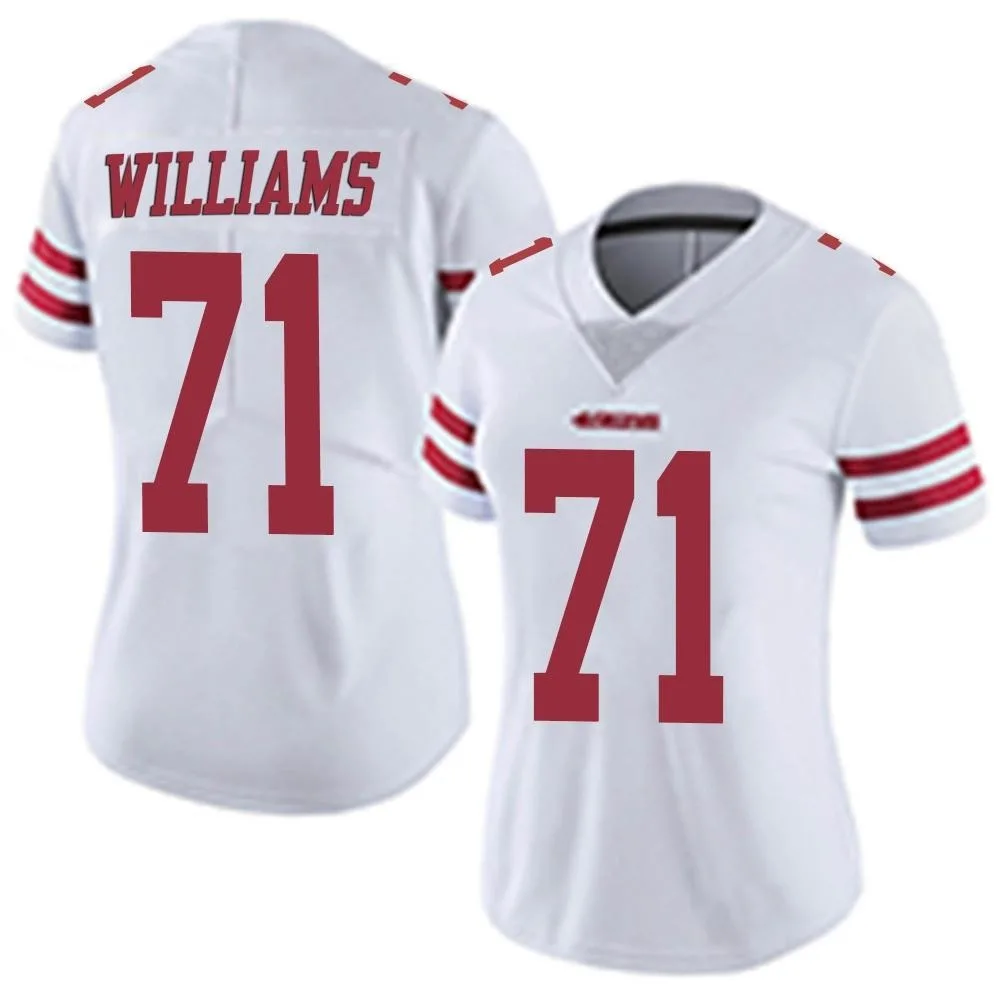 Women's San Francisco 49ers Trent Williams Nike Vapor Untouchable Limited White Jersey Women's San Francisco 49ers Trent Williams Nike Vapor Untouchable Limited White Jersey