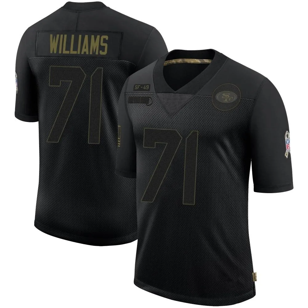 Youth San Francisco 49ers Trent Williams Nike 2020 Salute To Service Limited Black Jersey Youth San Francisco 49ers Trent Williams Nike 2020 Salute To Service Limited Black Jersey