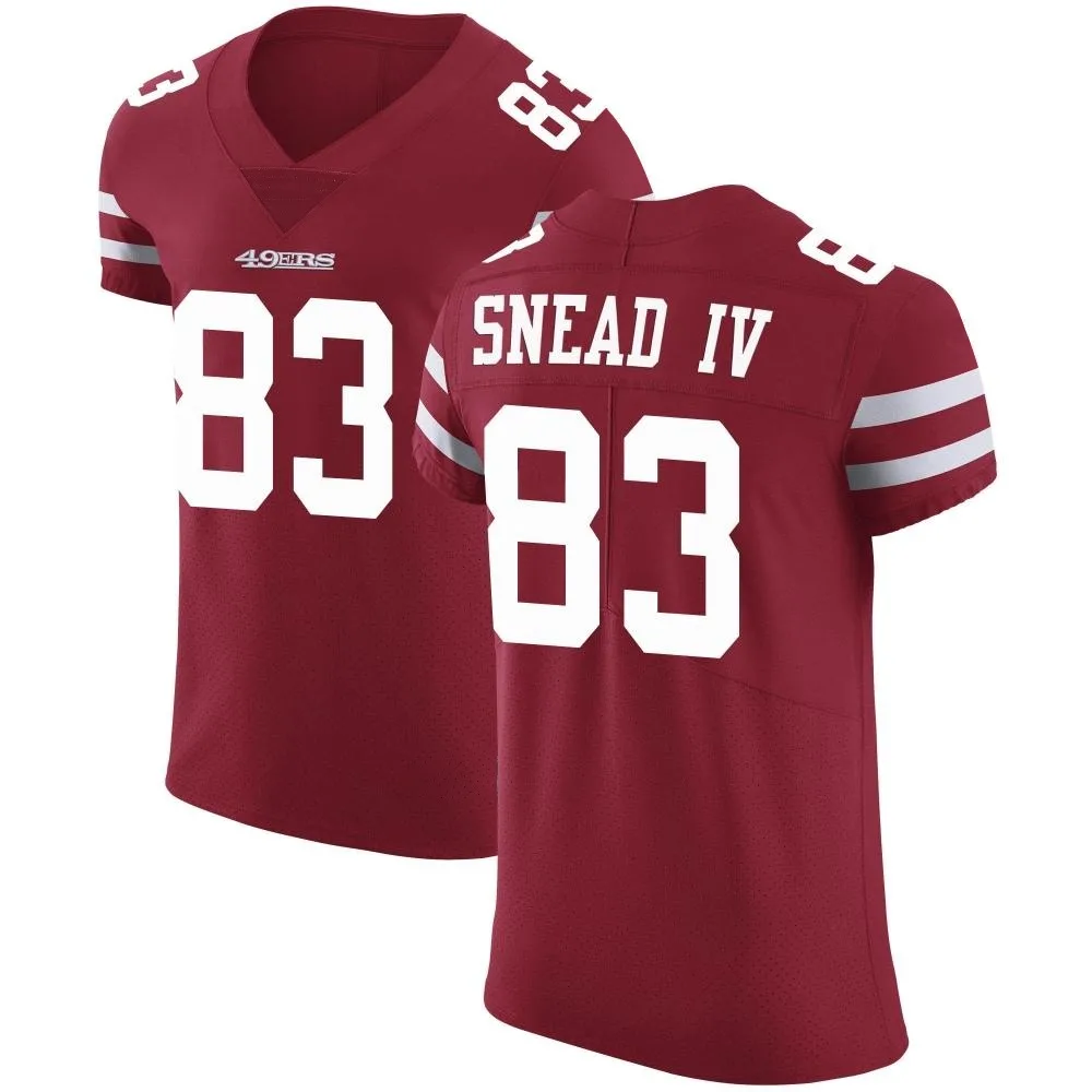 Men's San Francisco 49ers Willie Snead Iv Nike Team Color Vapor Untouchable Elite Red Jersey Men's San Francisco 49ers Willie Snead Iv Nike Team Color Vapor Untouchable Elite Red Jersey