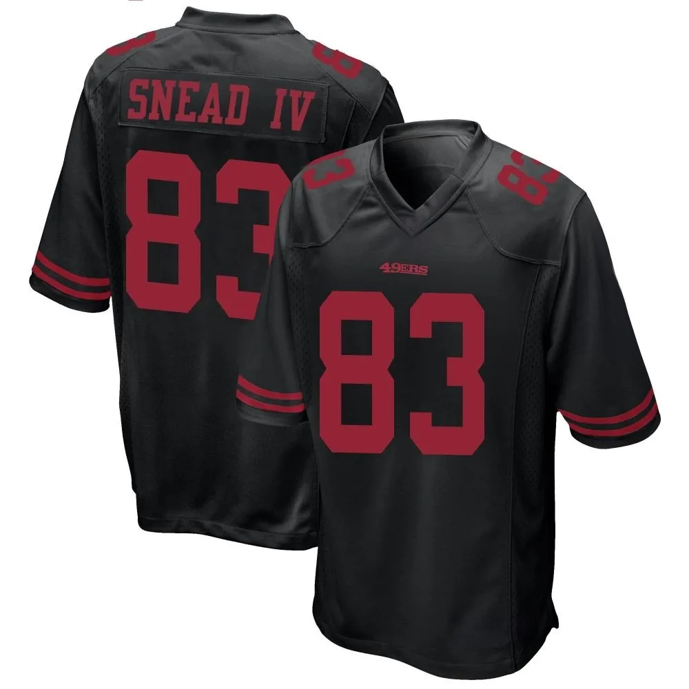 Youth San Francisco 49ers Willie Snead Iv Nike Alternate Game Black Jersey Youth San Francisco 49ers Willie Snead Iv Nike Alternate Game Black Jersey