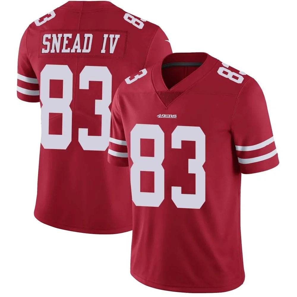 Youth San Francisco 49ers Willie Snead Iv Nike Team Color Vapor Untouchable Limited Red Jersey Youth San Francisco 49ers Willie Snead Iv Nike Team Color Vapor Untouchable Limited Red Jersey
