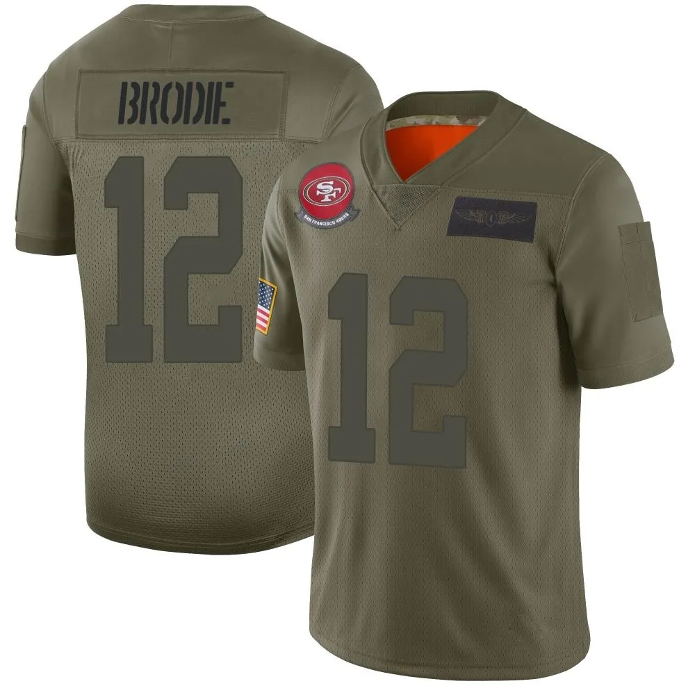 Youth San Francisco 49ers Wilson John Brodie Nike 2019 Salute To Service Limited Camo Jersey Youth San Francisco 49ers Wilson John Brodie Nike 2019 Salute To Service Limited Camo Jersey