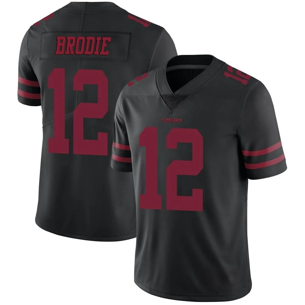 Youth San Francisco 49ers Wilson John Brodie Nike Alternate Vapor Untouchable Limited Black Jersey Youth San Francisco 49ers Wilson John Brodie Nike Alternate Vapor Untouchable Limited Black Jersey