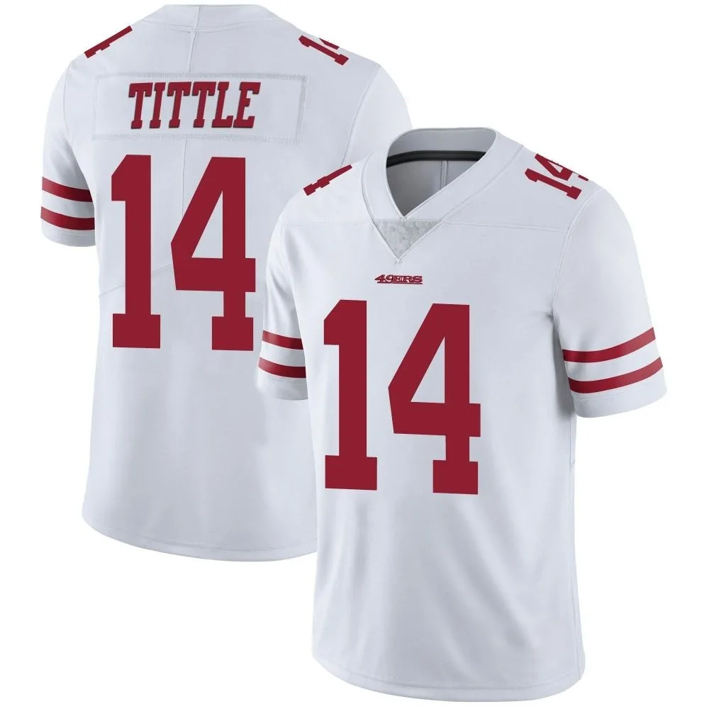 Men's San Francisco 49ers Y.a. Tittle Nike Vapor Untouchable Limited White Jersey Men's San Francisco 49ers Y.a. Tittle Nike Vapor Untouchable Limited White Jersey
