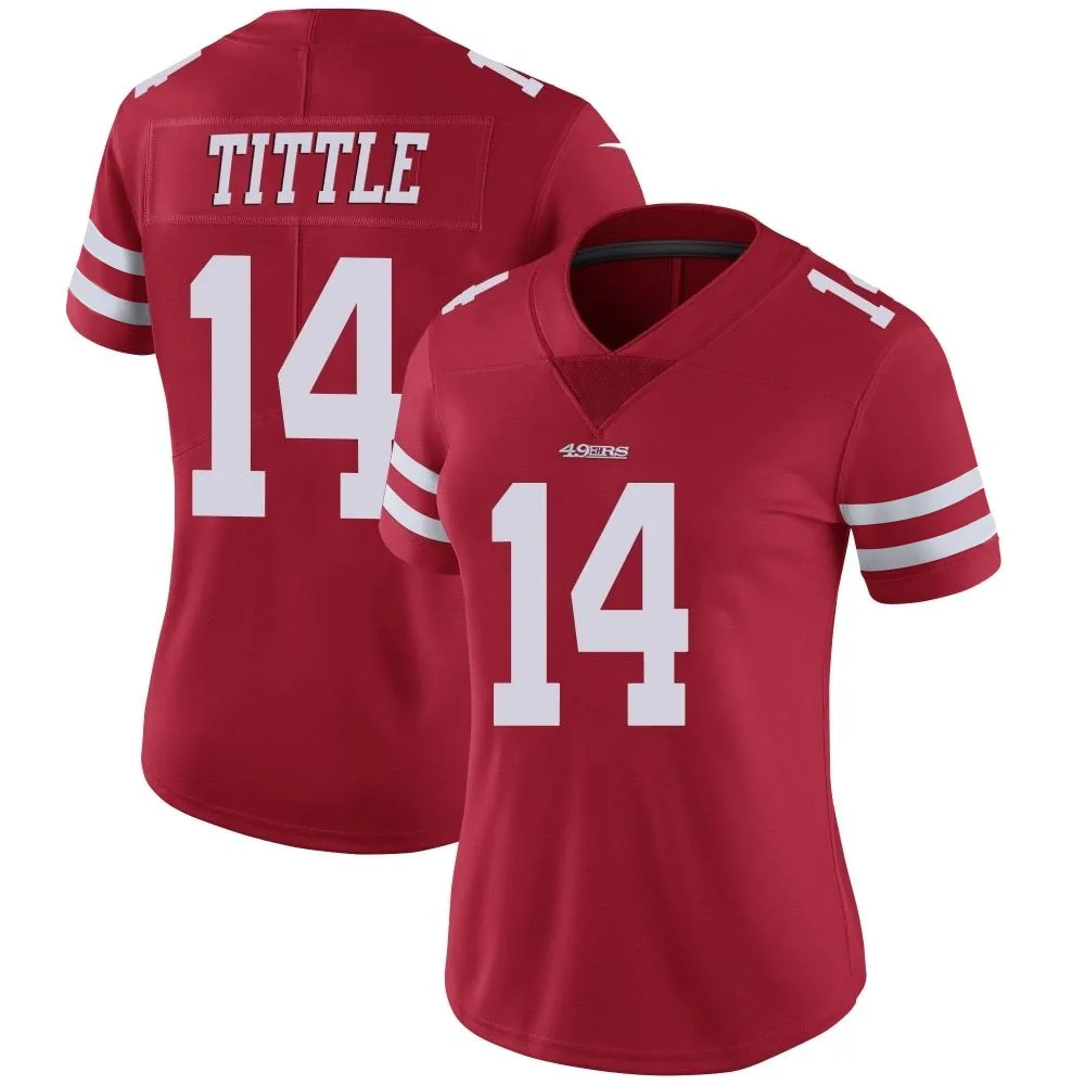 Women's San Francisco 49ers Y.a. Tittle Nike Team Color Vapor Untouchable Limited Red Jersey Women's San Francisco 49ers Y.a. Tittle Nike Team Color Vapor Untouchable Limited Red Jersey